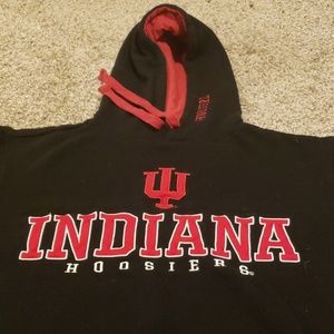 Unisex Black Indiana University Hoosiers Hoodie